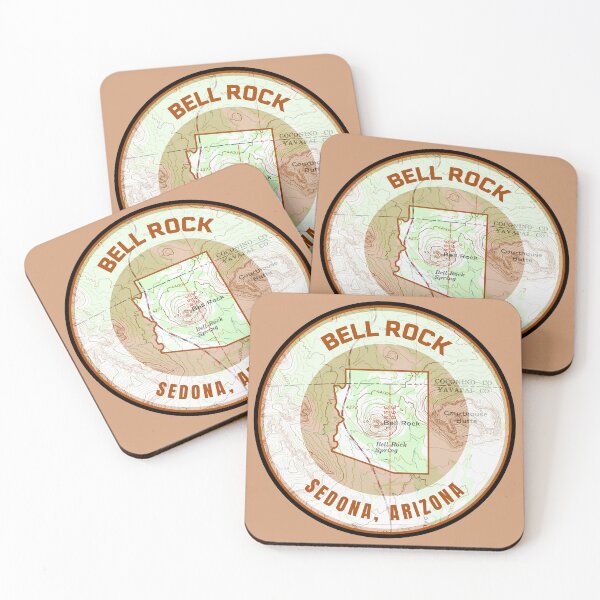Item preview, Arizona Souvenir Map - Bell Rock State Shape designed and sold by Willz Designz.