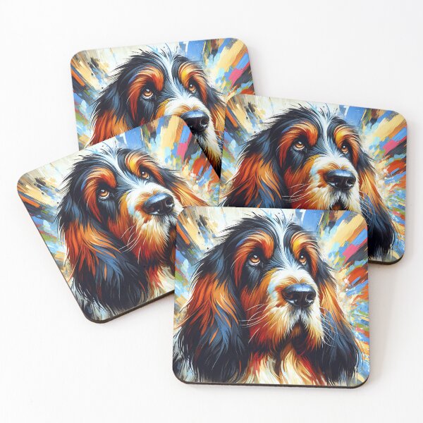 Item preview, Grand Basset Griffon Vendéen Dog Acrylic Print Pet Portrait Pet Lovers designed and sold by Puppy Puzzles Plus.