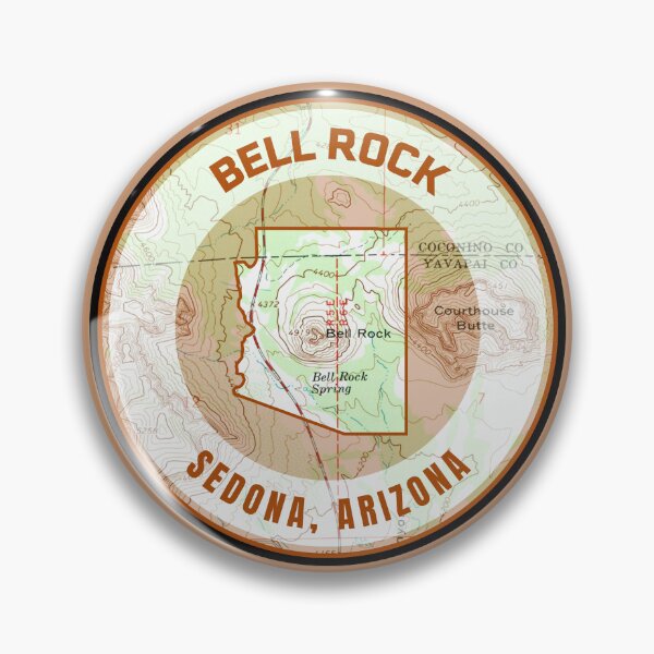Item preview, Arizona Souvenir Map - Bell Rock State Shape designed and sold by Willz Designz.