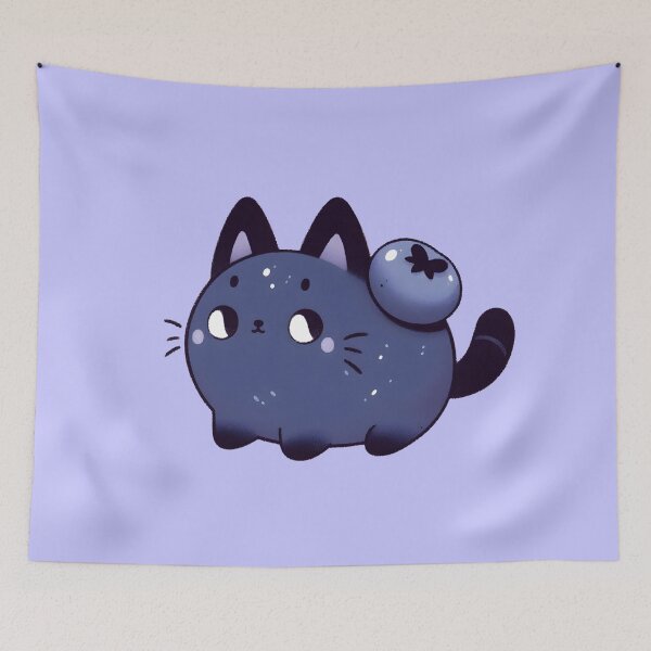 Item preview, Blueberry Cat designed and sold by Anna Halasek.