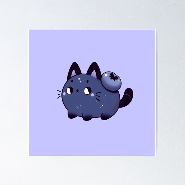 Item preview, Blueberry Cat designed and sold by Anna Halasek.