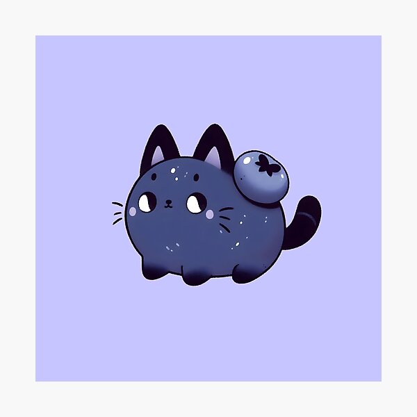 Item preview, Blueberry Cat designed and sold by Anna Halasek.