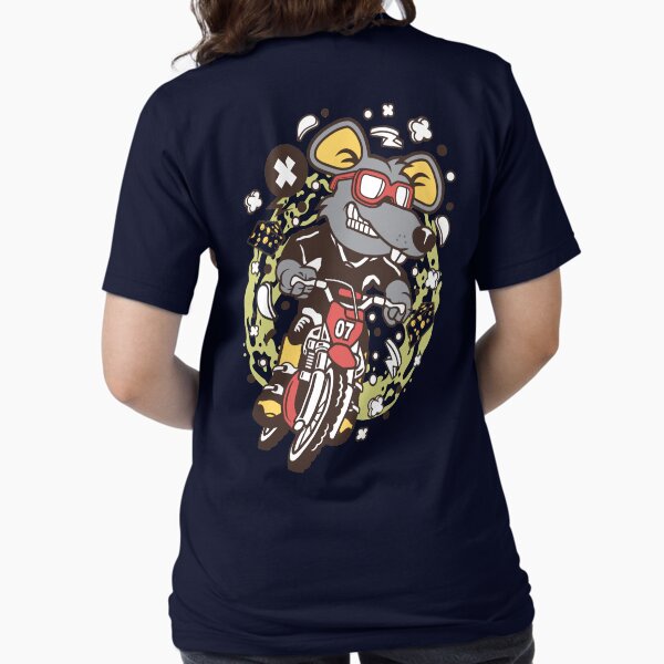 Item preview, rat motocross rider designed and sold by ManikRaja.