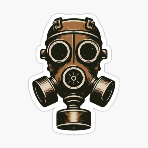 Item preview, Rustic Gas Mask Art: Industrial Aesthetic designed and sold by UntamedTrails.