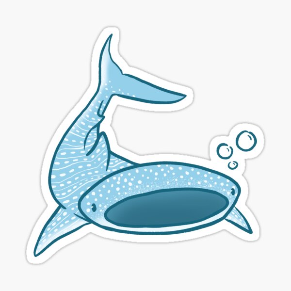 Edward the Whale Shark Sticker