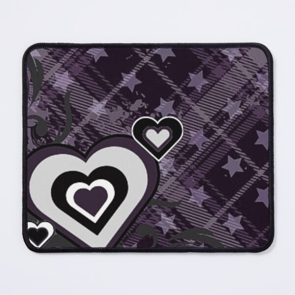 Item preview, purple scene heart plaid frutiger metro design designed and sold by meuliasshop.