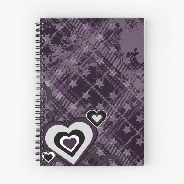 Item preview, purple scene heart plaid frutiger metro design designed and sold by meuliasshop.