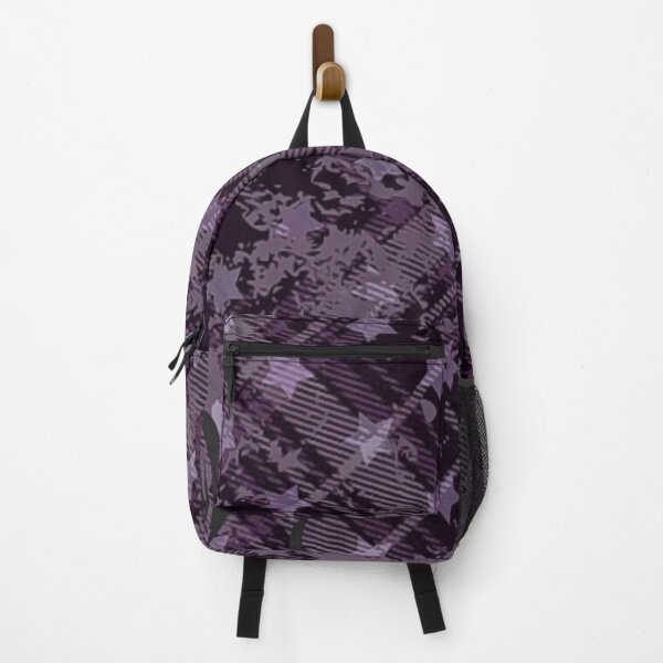 Item preview, purple scene heart plaid frutiger metro design designed and sold by meuliasshop.