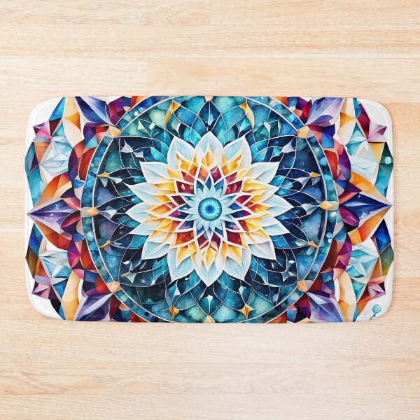 Item preview, Cosmic Eclipse: Celestial Luminescence Mandala designed and sold by MandalasShops.