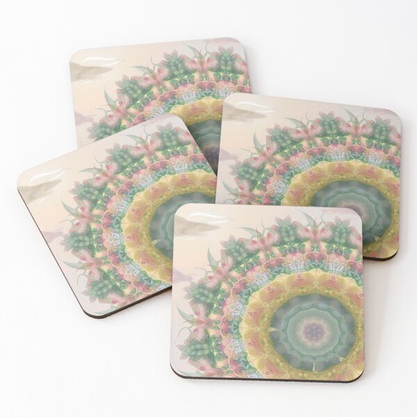 Item preview, "Lavender Stars: Floral Mandala" designed and sold by anahimar1418.