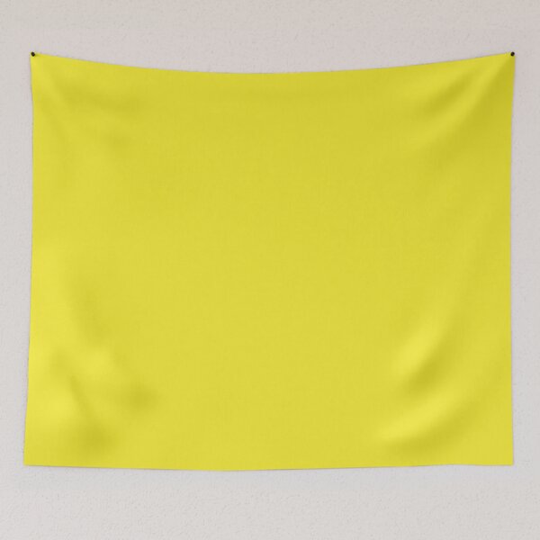 Item preview, Safety Yellow Solid Plain Background designed and sold by burbankdesigns.