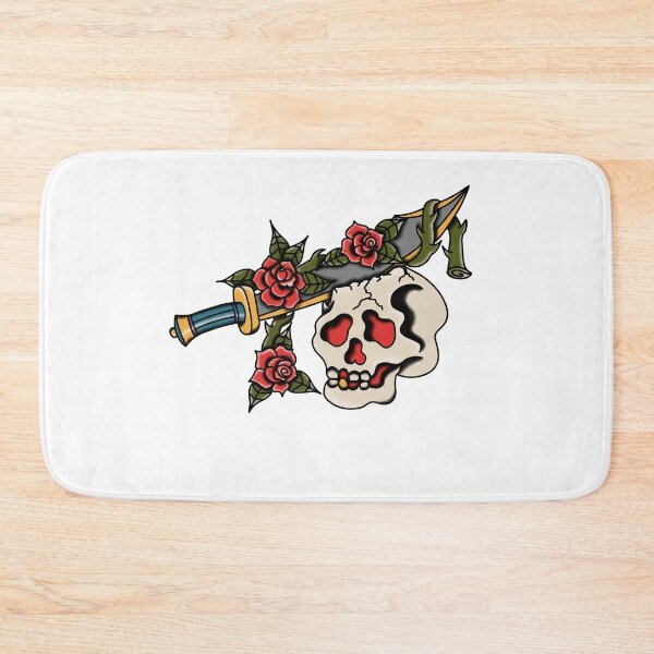 Item preview, Dao, Skull, and Roses Traditional Tattoo designed and sold by AnarchyDowns.