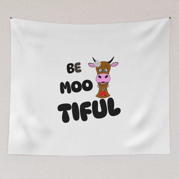Item preview, Funny Brown Cow Head Pun designed and sold by Sartoris Art.