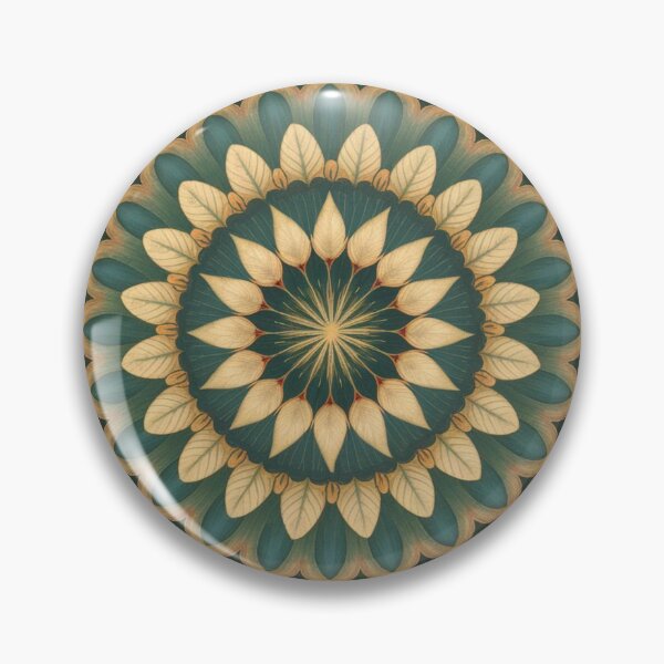 Item preview, "Green Renewal: Eucalyptus Mandala" designed and sold by anahimar1418.