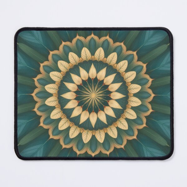 Item preview, "Green Renewal: Eucalyptus Mandala" designed and sold by anahimar1418.