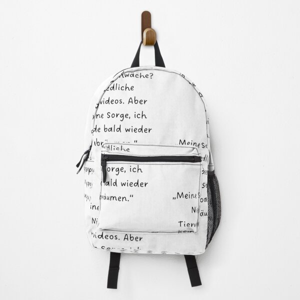 Item preview, “Meine Schwäche? Niedliche Tiervideos. Aber keine Sorge, ich werde bald wieder abräumen.” | Handwritten-Style Font | Minimalistic designed and sold by RM-Journey.