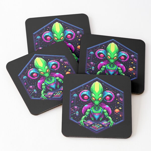 Item preview, Retro Pixel Alien designed and sold by AbsoluteA.