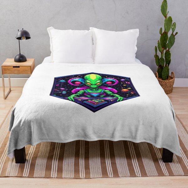 Item preview, Retro Pixel Alien designed and sold by AbsoluteA.