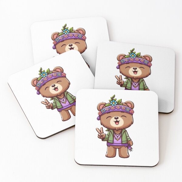 Item preview, Peace Sign Hippie Teddy Bear designed and sold by Birgen6.