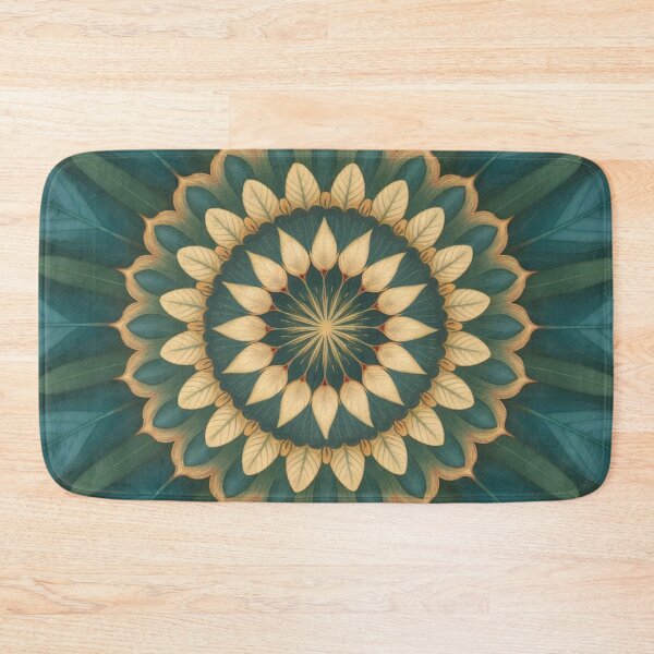 Item preview, "Green Renewal: Eucalyptus Mandala" designed and sold by anahimar1418.