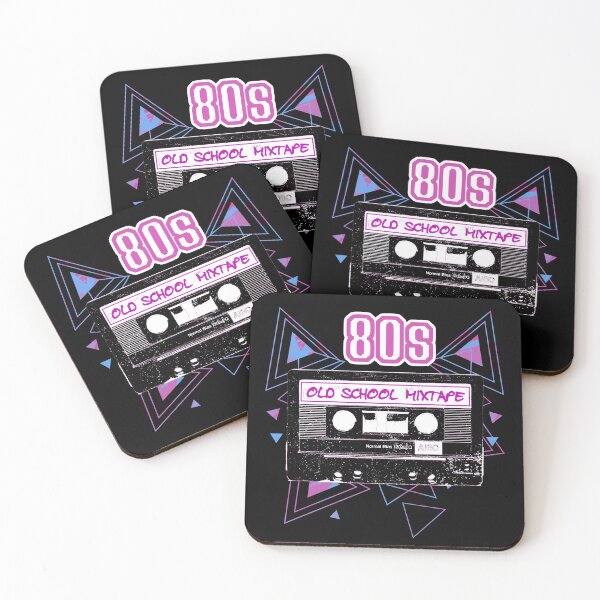 Item preview, Old School Mixtape Retro 80s Music Nostalgic Geometric Design designed and sold by Dmetalx Art Apparel.