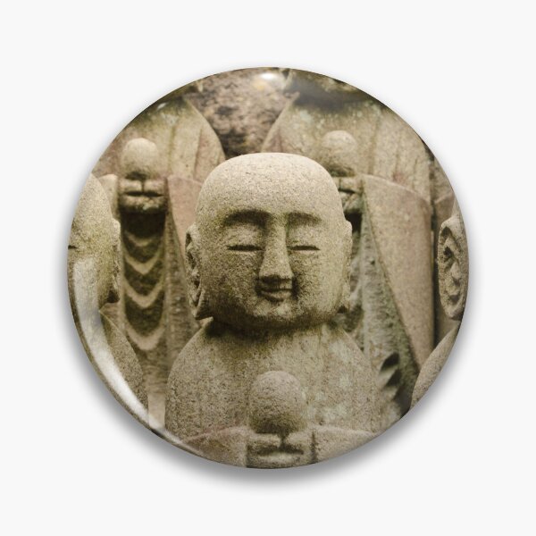 Item preview, A Wall Of Jizo Statues designed and sold by elstoleno.