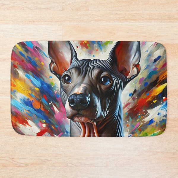 Item preview, American Hairless Terrier Dog Acrylic Print Pet Portrait Pet Lovers designed and sold by Puppy Puzzles Plus.