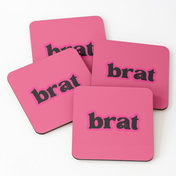 Item preview, Pink brat design with sparkles  designed and sold by artparangie.