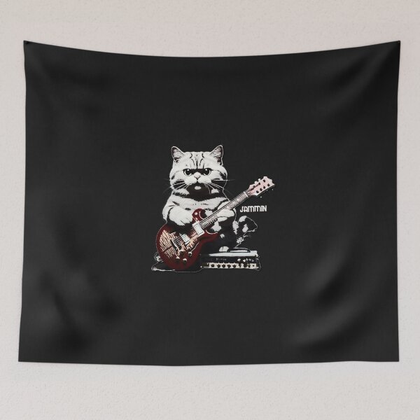 Item preview, Guitar Jammin Cat designed and sold by Kenen.