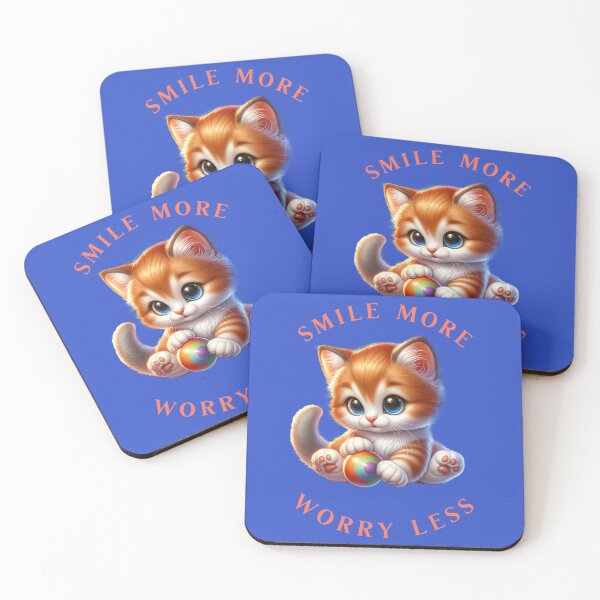 Item preview, Smile More Worry Less - Kitten designed and sold by FilmmakersPOV.