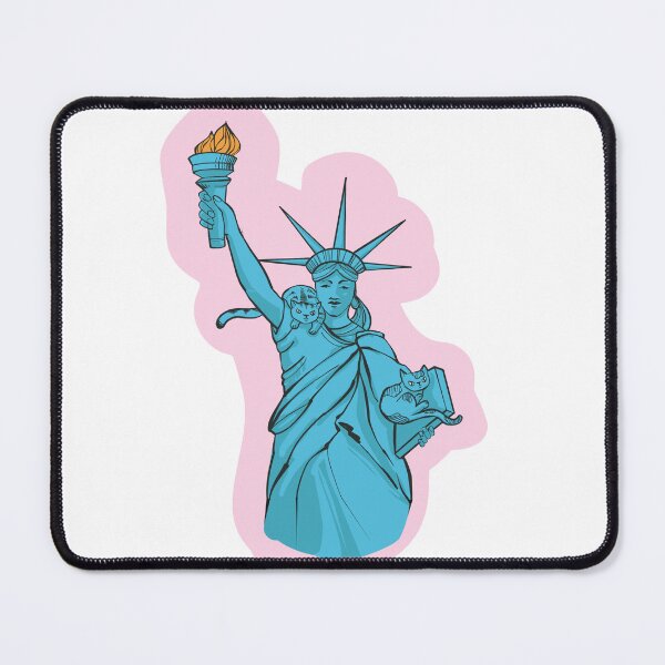 Item preview, Cat Lady Liberty designed and sold by RemolinaArt.