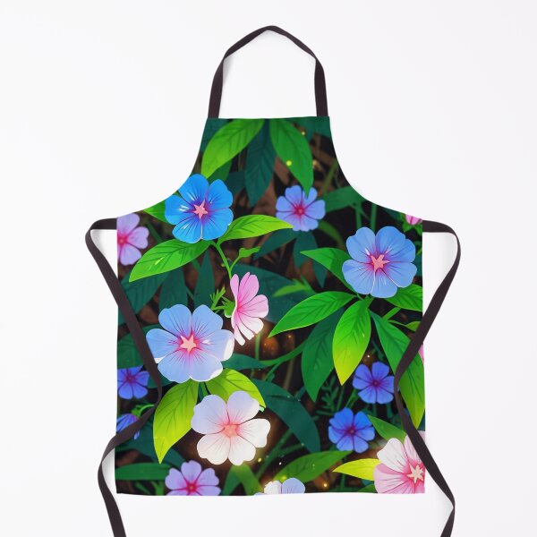 Item preview, Pink and blue flowers dancing. designed and sold by PatDoArt.