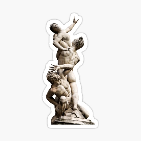 Florence - rape of the sabine women Sticker