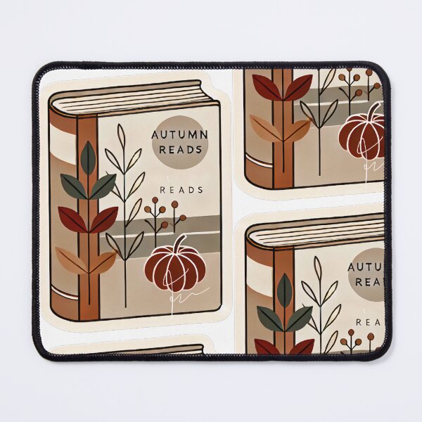 Item preview, Modern Autumn Reads: Minimalist Fall Book Lover Design designed and sold by Fabio Farinelli.