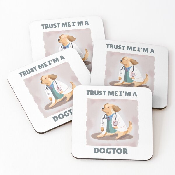 Artikelvorschau, Vertrauen Sie mir, ich bin ein Dogtor Lustige Hundearztkunst entworfen und verkauft von trendycac.