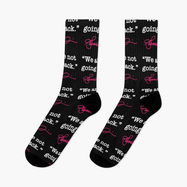 Item preview, We are Not going back - Kamala Harris (hot pink signature) designed and sold by Thelittlelord.