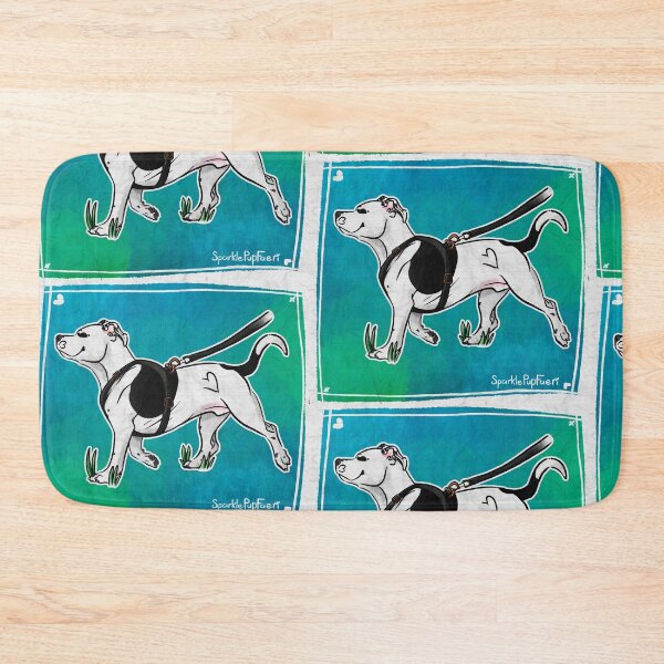 Item preview, Day 22: Staffordshire Bull Terrier + Park designed and sold by Sparklepupfaeri.