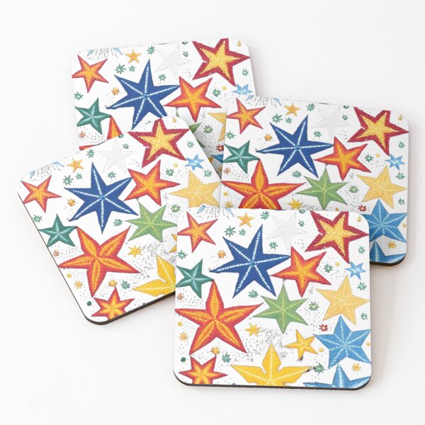 Item preview,  multicoloured stars pattern designed and sold by optimusprime39.