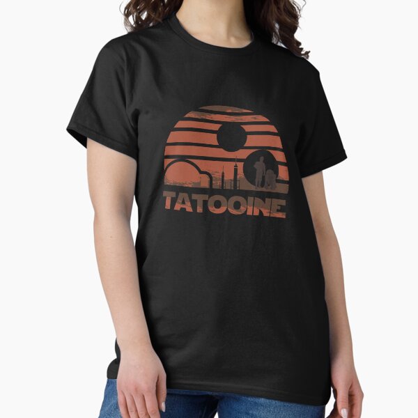 Vista previa del artículo con la obra «visita tatooine», diseñado y vendido por nerdup.