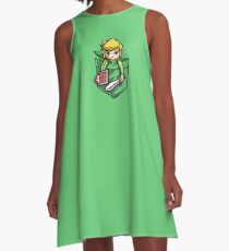 Pocket Link A-Line Dress