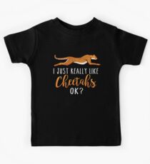 Ich mag Geparden wirklich, OK? Kinder T-Shirt