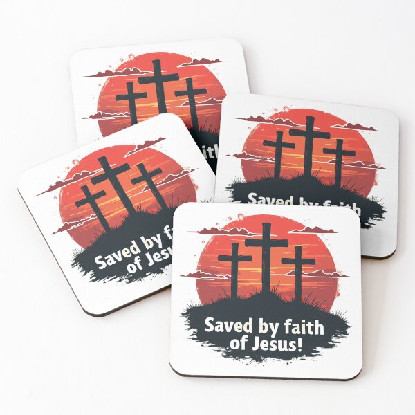 Item preview, Saved by Faith of Jesus designed and sold by Faithloveshop.