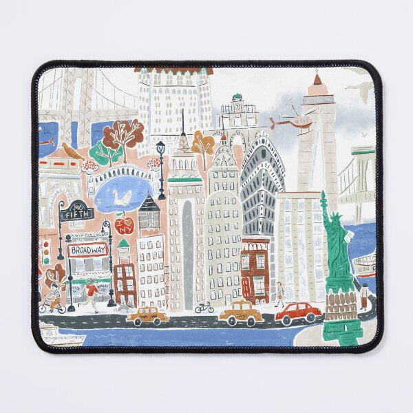 Item preview, New York City map illustration designed and sold by Bridgett3602.
