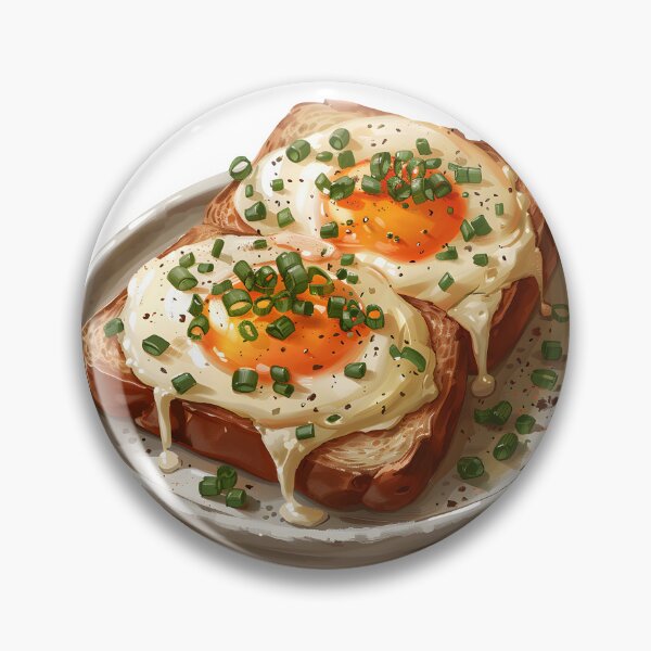 Item preview, Delicious breakfast toasted bread with egg designed and sold by PCGDrawing.