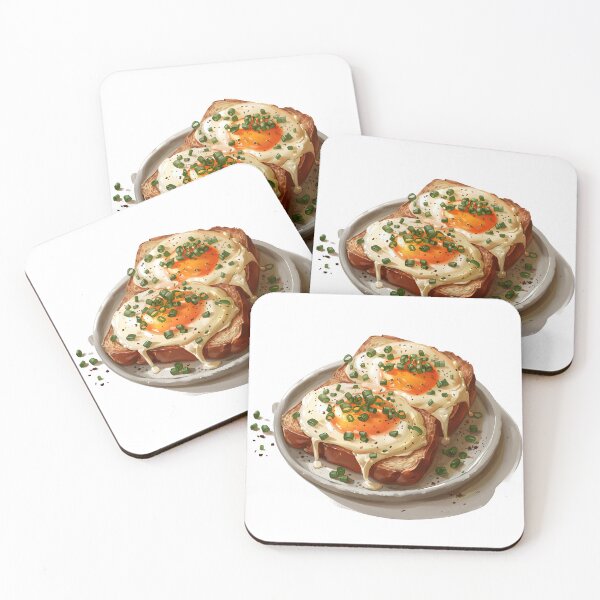 Item preview, Delicious breakfast toasted bread with egg designed and sold by PCGDrawing.