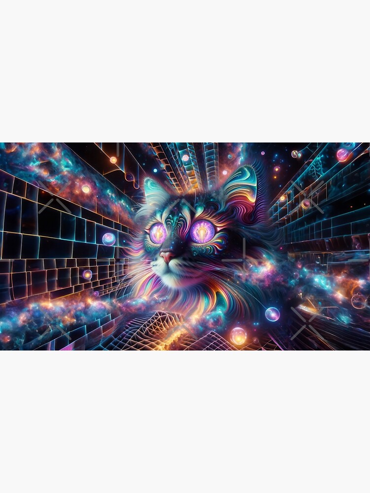 Thumbnail 3 of 3, Art Print, Galactic Visionary designed and sold by thomasdatt.
