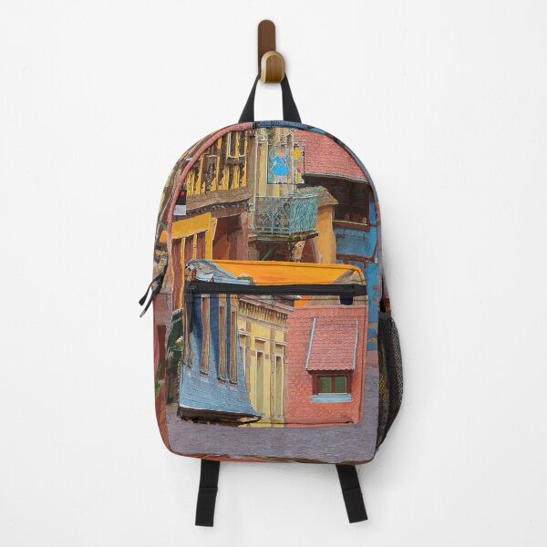 Item preview, Charming Old House on a City Road – Vintage Urban Scene designed and sold by Gemma A  Summers.