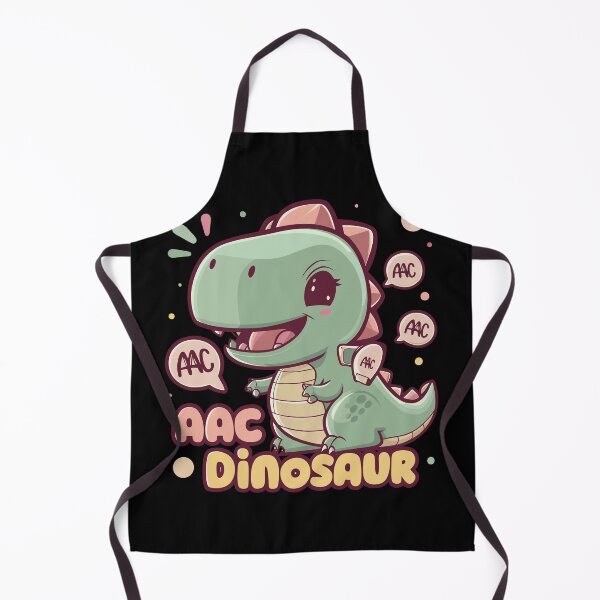 Item preview, Cute Chibi Dinosaur with AAC Symbols designed and sold by Witcrafters.