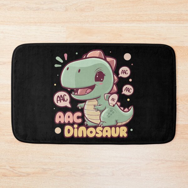 Item preview, Cute Chibi Dinosaur with AAC Symbols designed and sold by Witcrafters.