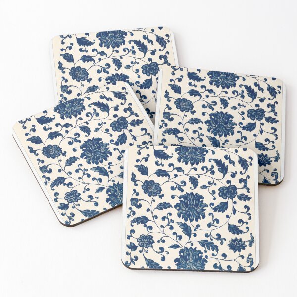 Item preview, Floral Blue Pattern  designed and sold by ncbennett.